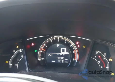 2017 Honda Civic Lx из США, поврежденный, VIN 19XFC2F50HE007646